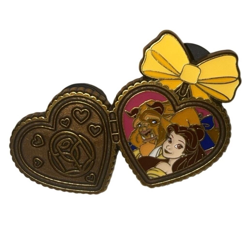 Disney Trading Pin 182644 Loungefly - Belle and Beast - Royal Couple Lockets